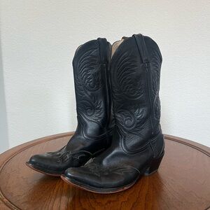 Durango Back Leather Cowboy Boots mens 8.5 women’s 9/9.5